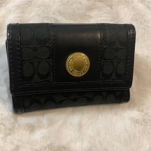 Preloved Coach wallet/card and coin holder